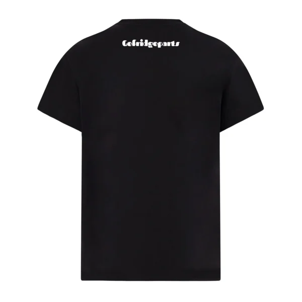 Dark gentleman men's black T-shirt! Velvet fabric loose-fit short-sleeved elegant and mysterious style - Image 2